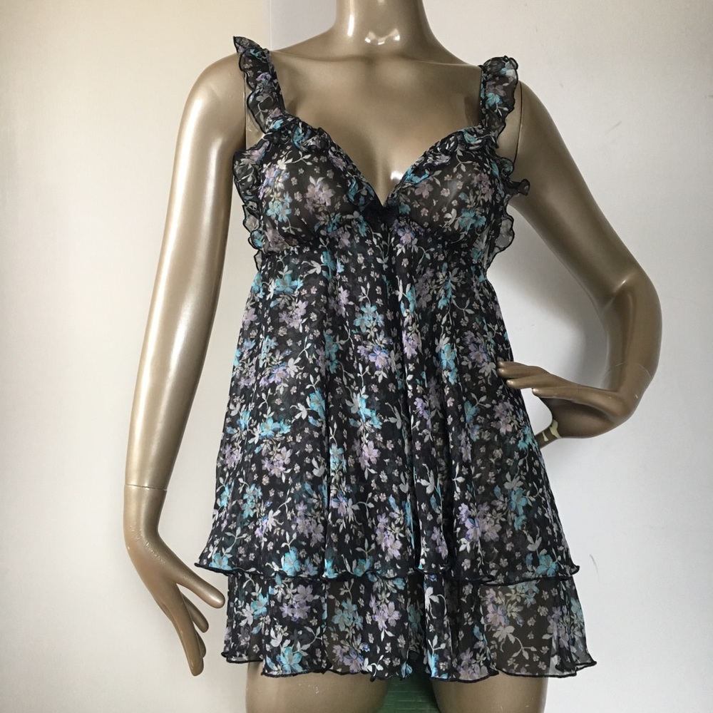 Victoria’s Secret Floral Ruffle Babydoll